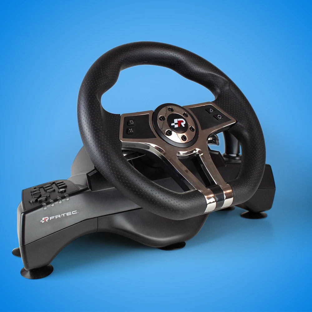Volante Gaming FR-TEC Hurricane WHEEL MKII con Pedales - PC/PS4/PS3/Switch